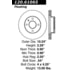 Centric 120.61065 Disc Brake Rotor Premium Brake Rotor