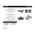 106.11770 by CENTRIC - Posi Quiet Extended Wear Brake Pads with Shims and Hardware