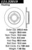 121.33019 by CENTRIC - C-Tek Standard Disc Brake Rotor - 9.64 in. Outside Diameter