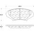 308.10090 by CENTRIC - StopTech Street Brake Pad