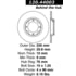 Centric 120.44003 Daytime Running Light Bulb Premium Brake Rotor