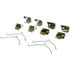 Centric 300.05621 Disc Brake Pad Set Centric Premium Semi-Metallic Brake Pads with Shims and Hardware