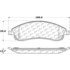 Centric 106.10190 Disc Brake Pad Set Posi Quiet Extended Wear Brake Pads with Shims and Hardware
