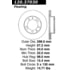 Centric 120.37030 Disc Brake Rotor Premium Brake Rotor