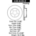 Centric 120.61012 Disc Brake Rotor Premium Brake Rotor