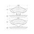 106.08200 by CENTRIC - Posi Quiet Extended Wear Brake Pads with Shims and Hardware