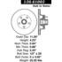 120.61002 by CENTRIC - Premium Brake Rotor