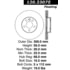 Centric 120.33075 Disc Brake Rotor Premium Brake Rotor