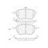 Centric 301.09690 Disc Brake Pad Set Centric Premium Ceramic Brake Pads with Shims and Hardware