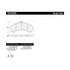 106.08260 by CENTRIC - Posi Quiet Extended Wear Brake Pads with Shims and Hardware