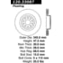 Centric 120.33087 Disc Brake Rotor Premium Brake Rotor