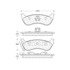 106.09640 by CENTRIC - Posi Quiet Extended Wear Brake Pads with Shims and Hardware