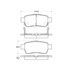 Centric 308.10880 Disc Brake Pad Set StopTech Street Brake Pad
