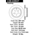 Centric 120.42047 Disc Brake Rotor Premium Brake Rotor