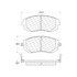 Centric 106.09290 Disc Brake Pad Set Posi Quiet Extended Wear Brake Pads with Shims and Hardware
