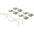 Centric 300.09142 Disc Brake Pad Set Centric Premium Semi-Metallic Brake Pads with Shims and Hardware