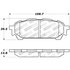 308.10040 by CENTRIC - StopTech Street Brake Pad