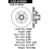 Centric 120.62006 Disc Brake Rotor and Hub Assembly Premium Brake Rotor