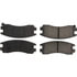 Centric 305.06980 Disc Brake Pad Set Street Slect Brake Pads with Hardware