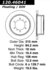 120.46041 by CENTRIC - Premium Brake Rotor