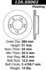 120.50002 by CENTRIC - Premium Brake Rotor