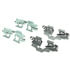 300.11160 by CENTRIC - Centric Premium Semi-Metallic Brake Pads with Shims and Hardware