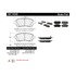 301.14540 by CENTRIC - Centric Premium Ceramic Brake Pads with Shims and Hardware