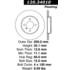 Centric 120.34010 Disc Brake Rotor Premium Brake Rotor