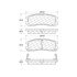 106.03830 by CENTRIC - Posi Quiet Extended Wear Brake Pads with Shims and Hardware