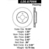 Centric 120.67006 Disc Brake Rotor Premium Brake Rotor