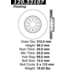 Centric 120.33107 Disc Brake Rotor Premium Brake Rotor