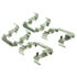 Centric 308.13970 Disc Brake Pad Set Street Brake Pads Front with Shims and Hardware