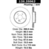 Centric 120.35063 Disc Brake Rotor Premium Brake Rotor