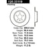 Centric 120.33119 Disc Brake Rotor Premium Brake Rotor