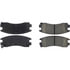 Centric 308.07140 Disc Brake Pad Set Street Brake Pads Rear with Shims and Hardware