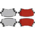 500.10180 by CENTRIC - PQ PRO Disc Brake Pads with Hardware