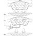 308.10240 by CENTRIC - Street Brake Pads with Shims