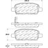 305.09052 by CENTRIC - Street Select Brake Pads with Hardware