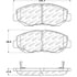 Centric 305.09142 Disc Brake Pad Set Street Select Brake Pads with Hardware