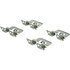 Centric 305.12842 Disc Brake Pad Set Street Select Brake Pads with Hardware