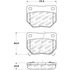 Centric 309.04611 Brake Hydraulic Line STOPTECH PERFORMANCE PAD