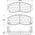 305.04840 by CENTRIC - Street Slect Brake Pads with Hardware