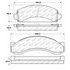 305.05430 by CENTRIC - Street Slect Brake Pads with Hardware