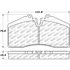 Centric 305.06090 Disc Brake Pad Set Street Slect Brake Pads