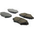 Centric 305.10090 Disc Brake Pad Set Street Slect Brake Pads with Hardware