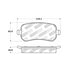 305.10210 by CENTRIC - Street Slect Brake Pads with Hardware
