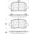 305.10280 by CENTRIC - Street Slect Brake Pads with Hardware