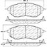 305.10780 by CENTRIC - Street Slect Brake Pads with Hardware