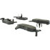 Centric 305.10870 Disc Brake Pad Set Street Slect Brake Pads with Hardware