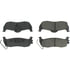 Centric 305.10870 Disc Brake Pad Set Street Slect Brake Pads with Hardware